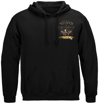 2nd amendment outlet zip up hoodie